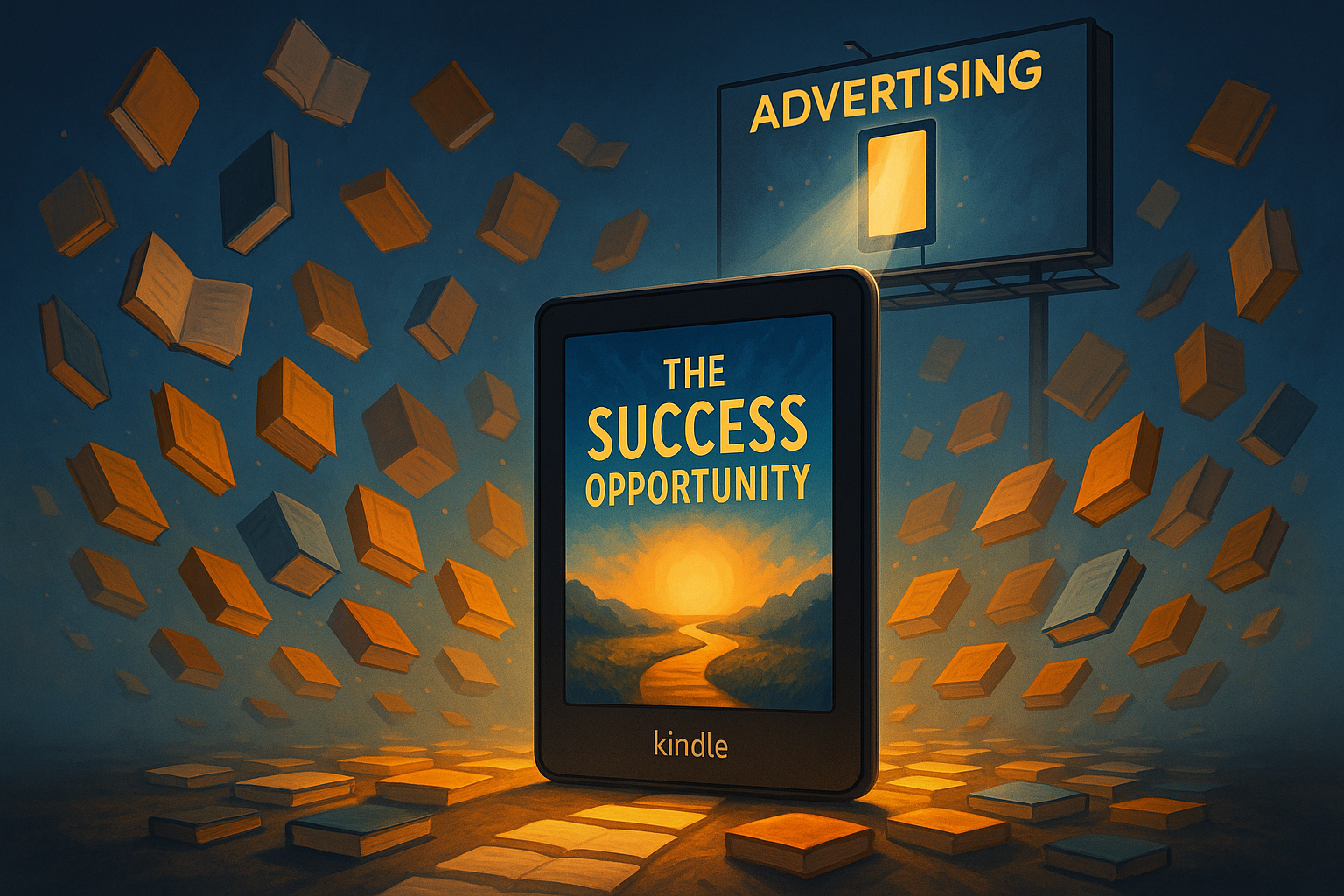 How to Advertise on Amazon Kindle: Boosting eBook Sales Blog post illustration
