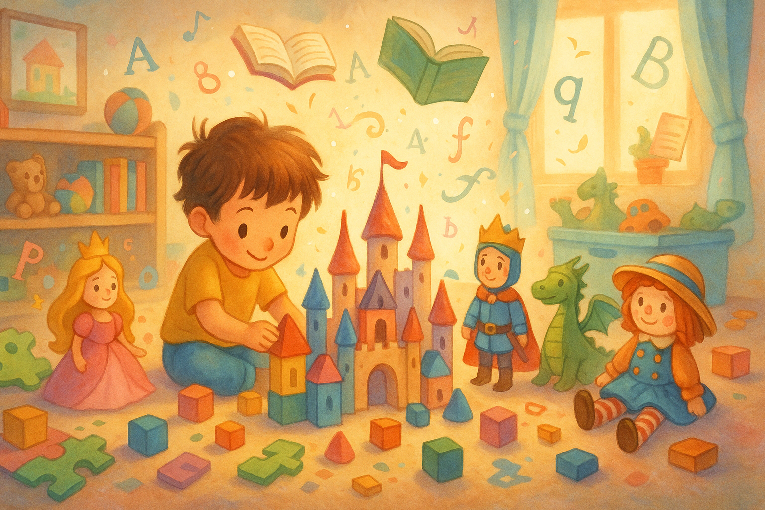 The Role of Toys in Storytelling and Literacy Blog post illustration