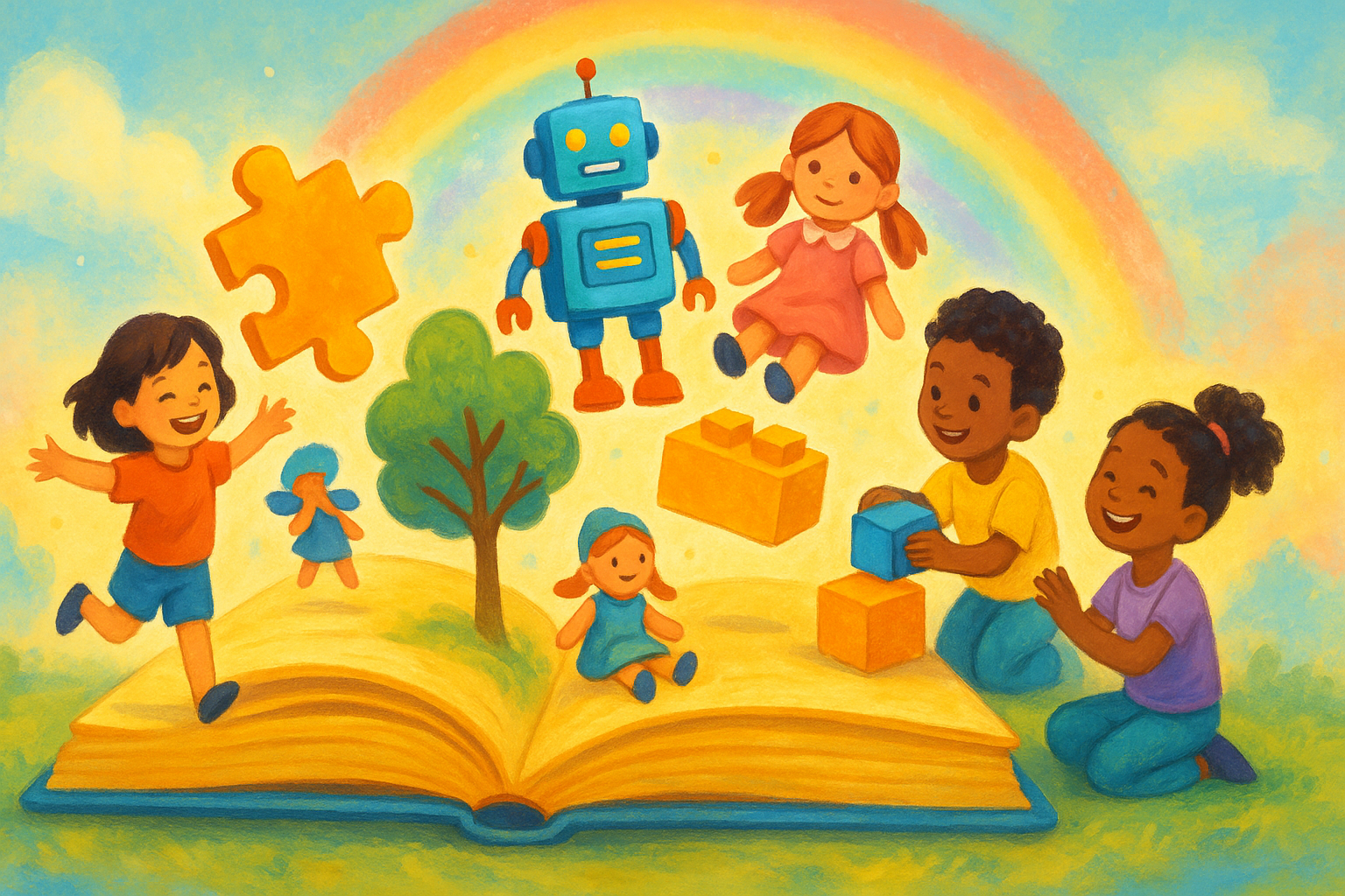 The Role of Toys in Storytelling and Literacy Blog post illustration