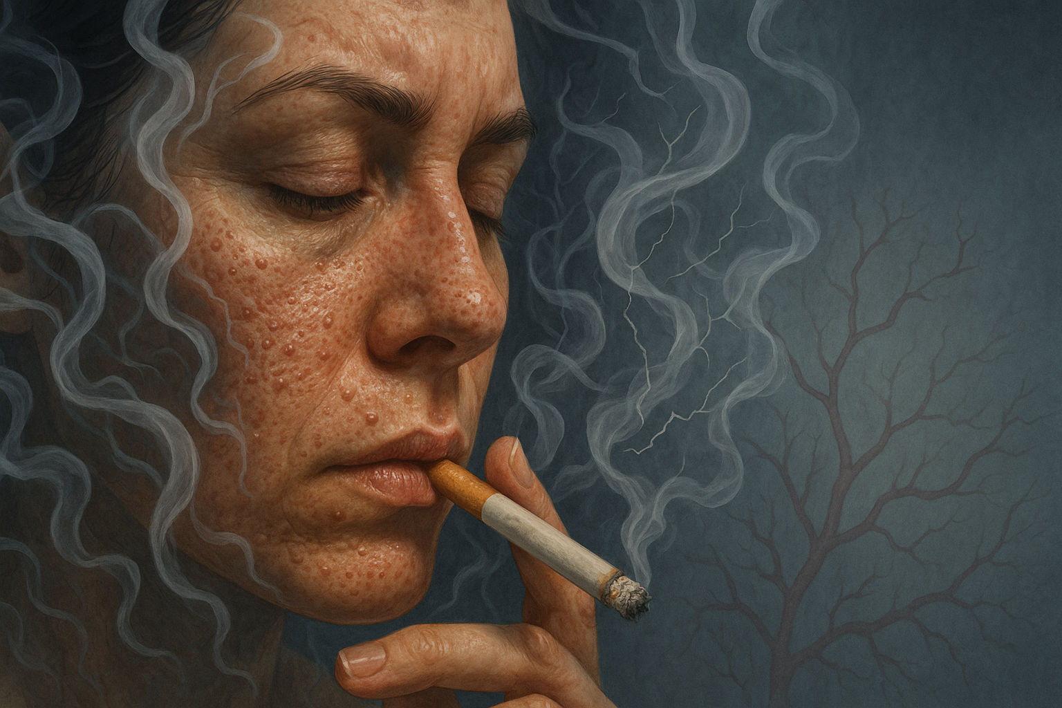 How to Cure Acne: The Impact of Smoking Blog post illustration