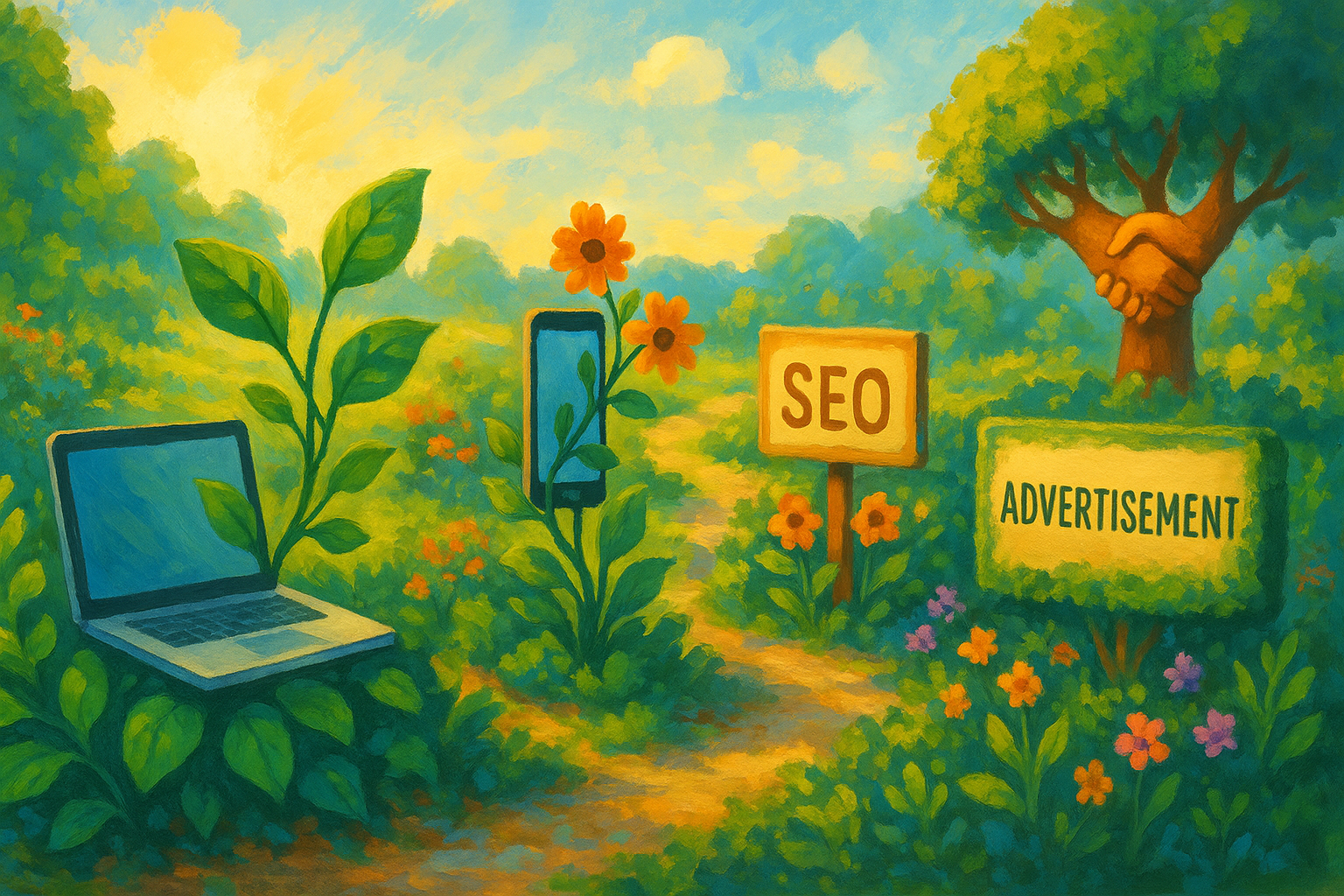 How to Advertise a Landscaping Service Blog post illustration