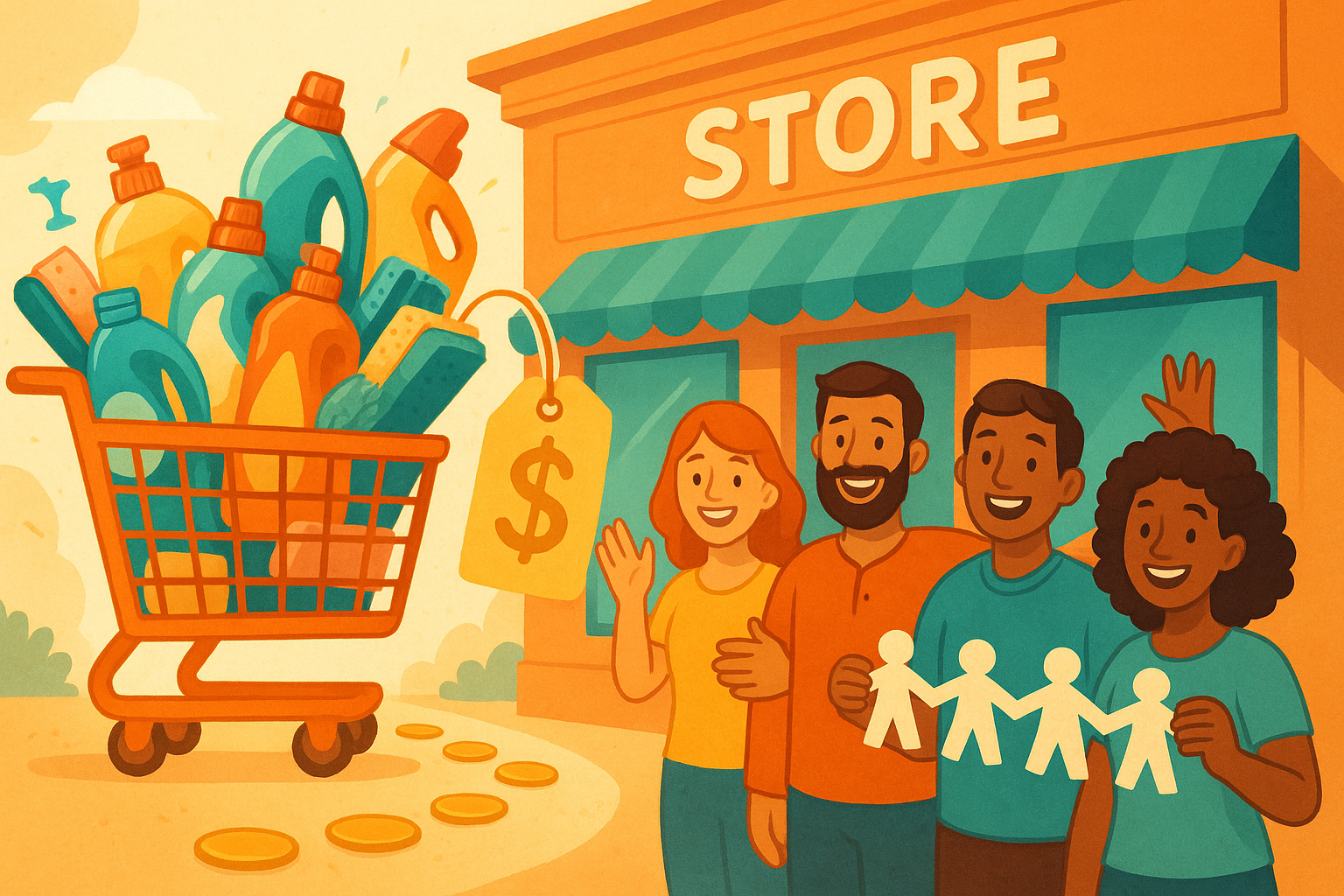 How to Advertise a Cleaning Service Blog post illustration