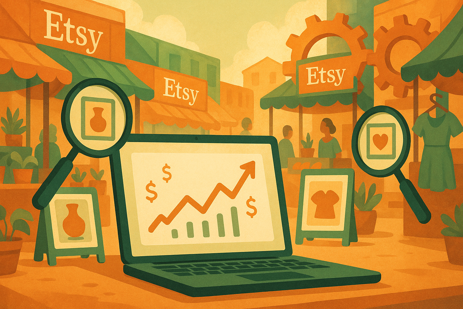 How to Advertise on Etsy: Crafting the Perfect Listing Blog post illustration