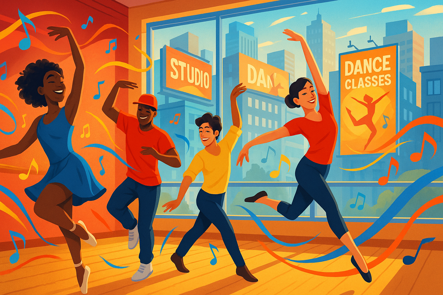 How to Advertise a Dance Studio Blog post illustration