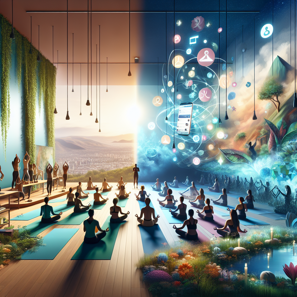 How to Advertise a Yoga Studio Blog post illustration