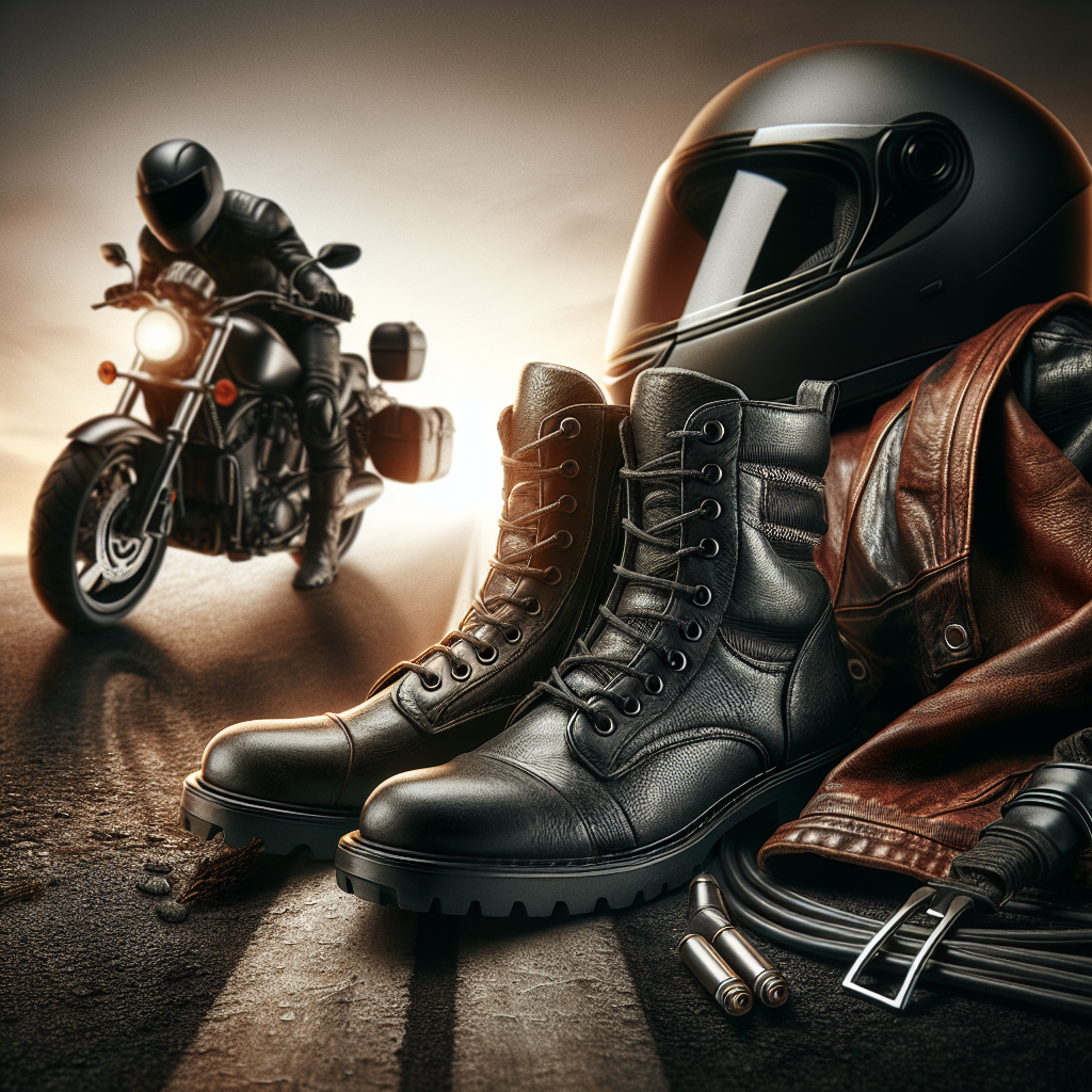 The Best Footwear for Motorcycling Blog post illustration