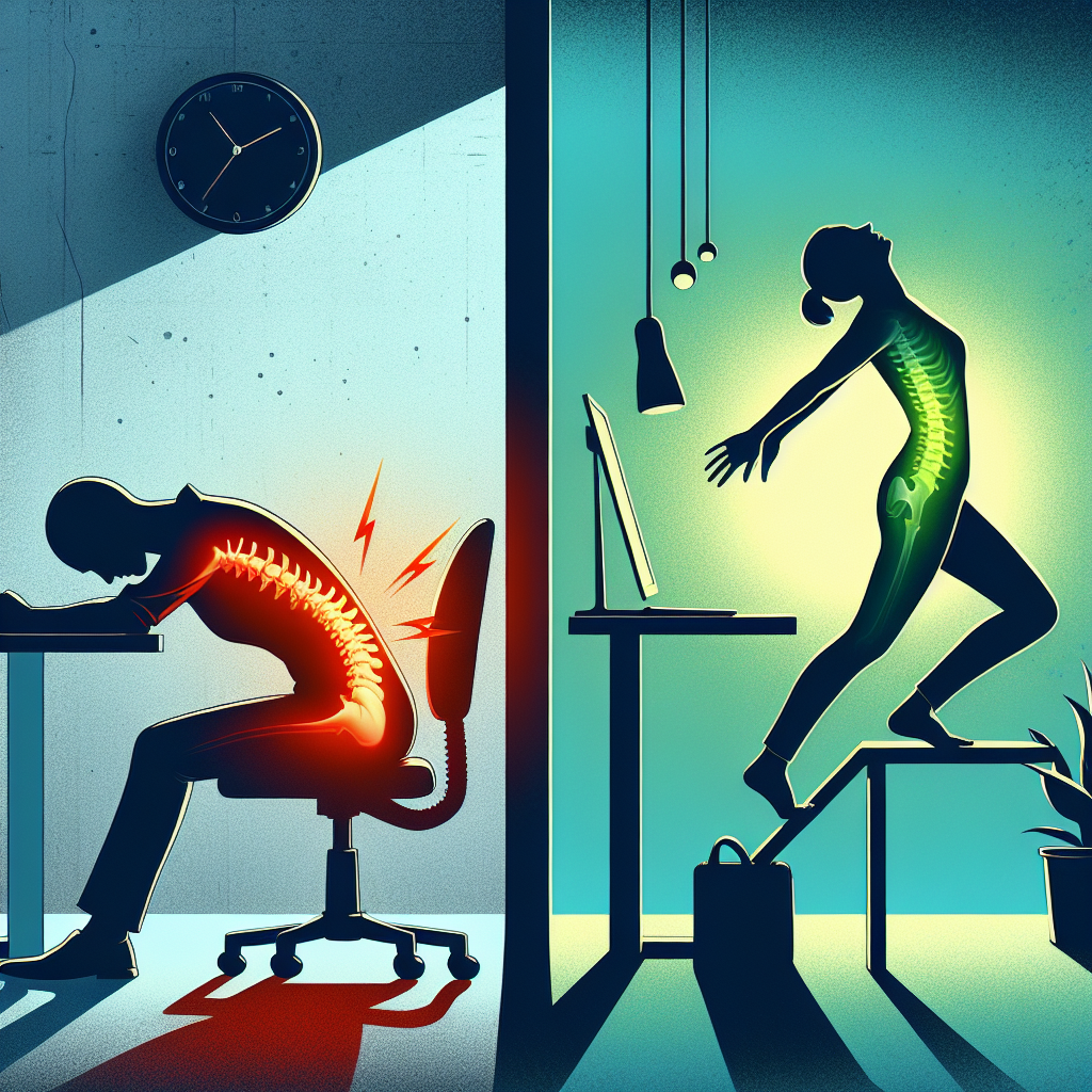 The Impact of Back Pain on Productivity and How to Improve It Blog post illustration