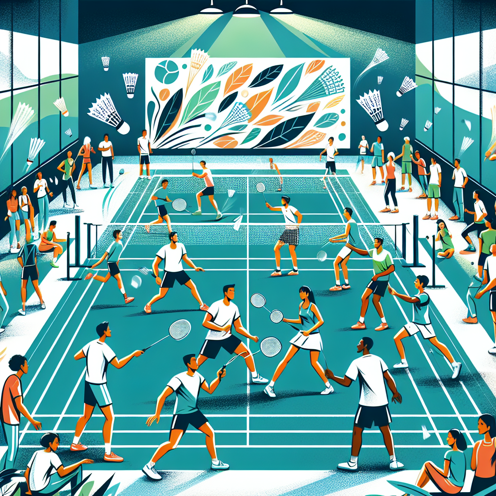 How to Set Up a Shuttle Flash Badminton Club Blog post illustration