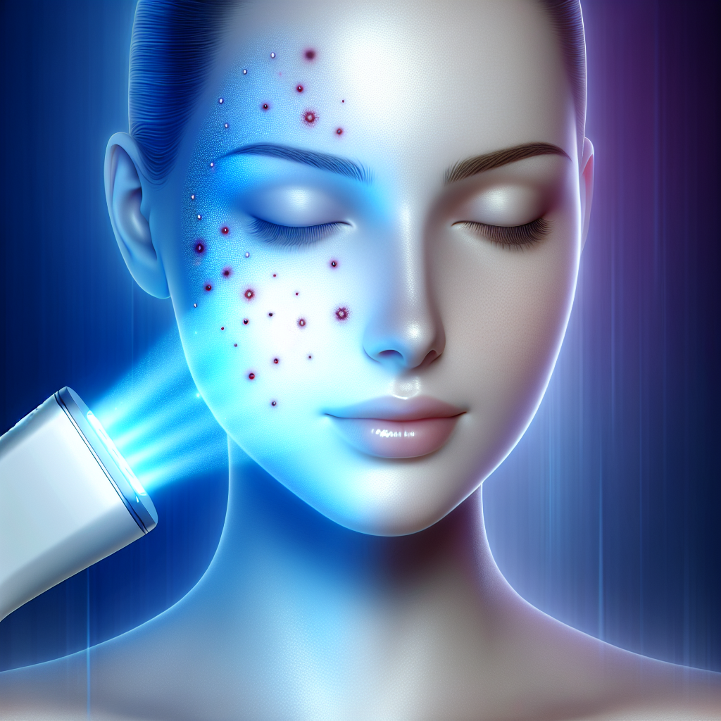 How to Cure Acne: The Impact of Blue Light Therapy Blog post illustration