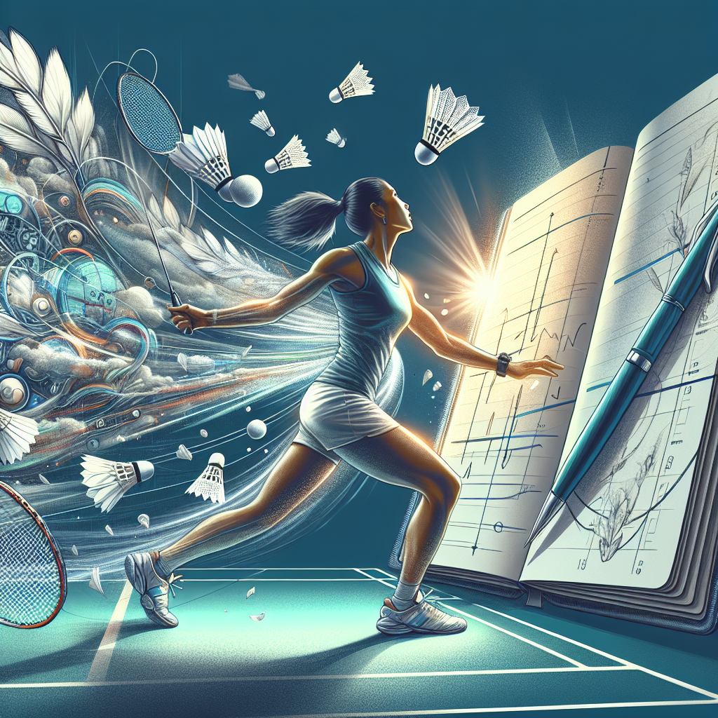 How to Use Journaling to Track Shuttle Flash Badminton Progress Blog post illustration