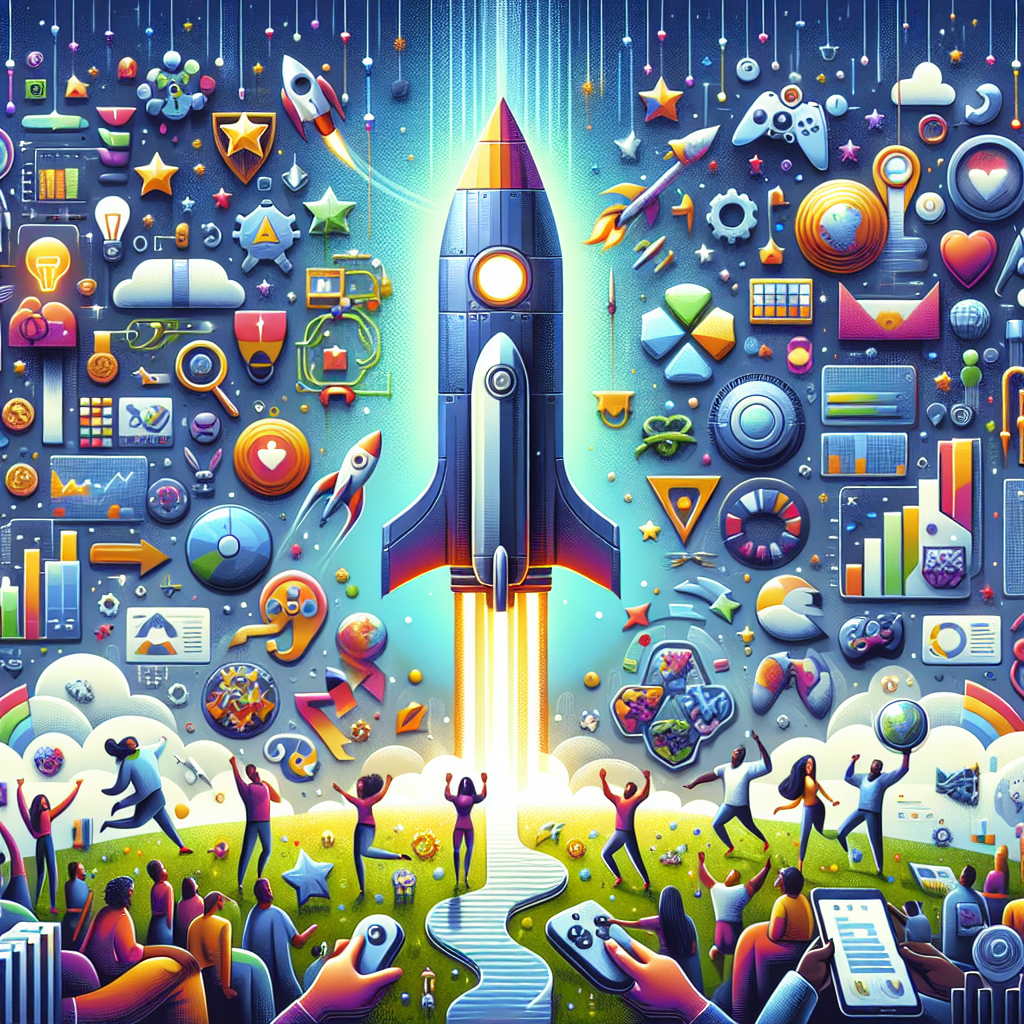 The Role of Gamification in Enhancing Customer Engagement Blog post illustration