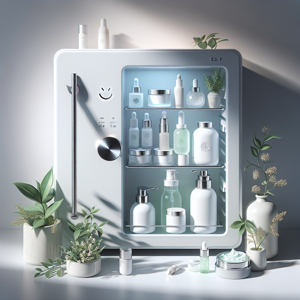 How to Cure Acne: The Benefits of a Good Skincare Fridge Blog post illustration