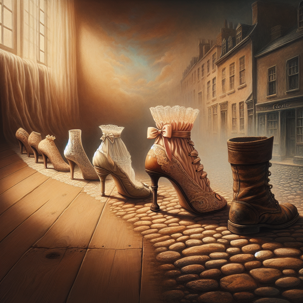 Exploring the Footwear of Romantic Eras Blog post illustration