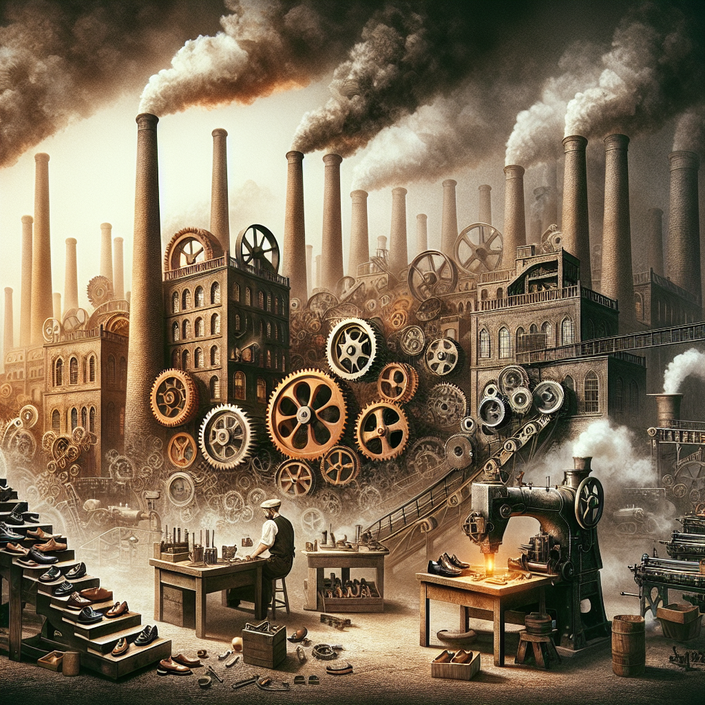 Exploring the Footwear of the Industrial Revolution Blog post illustration