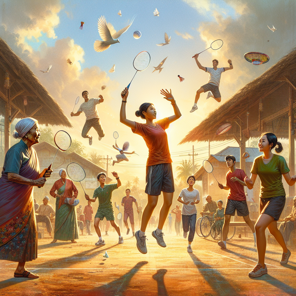 The Social Impact of Shuttle Flash Badminton on Rural Communities Blog post illustration