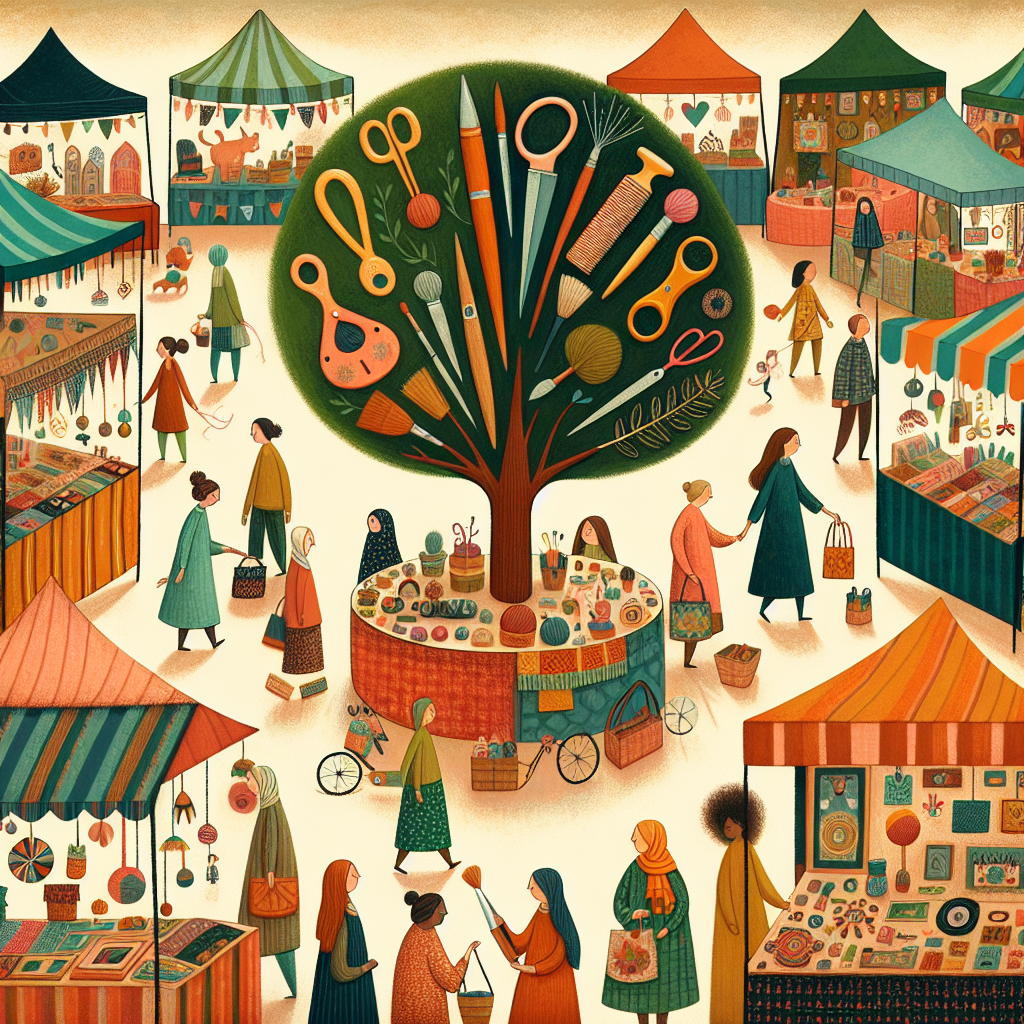 How to Organize a Toy Craft Fair Blog post illustration