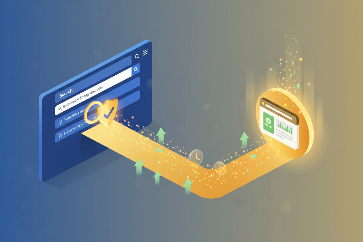SEO vs. Paid Ads: The Ultimate Traffic Showdown Blog post illustration