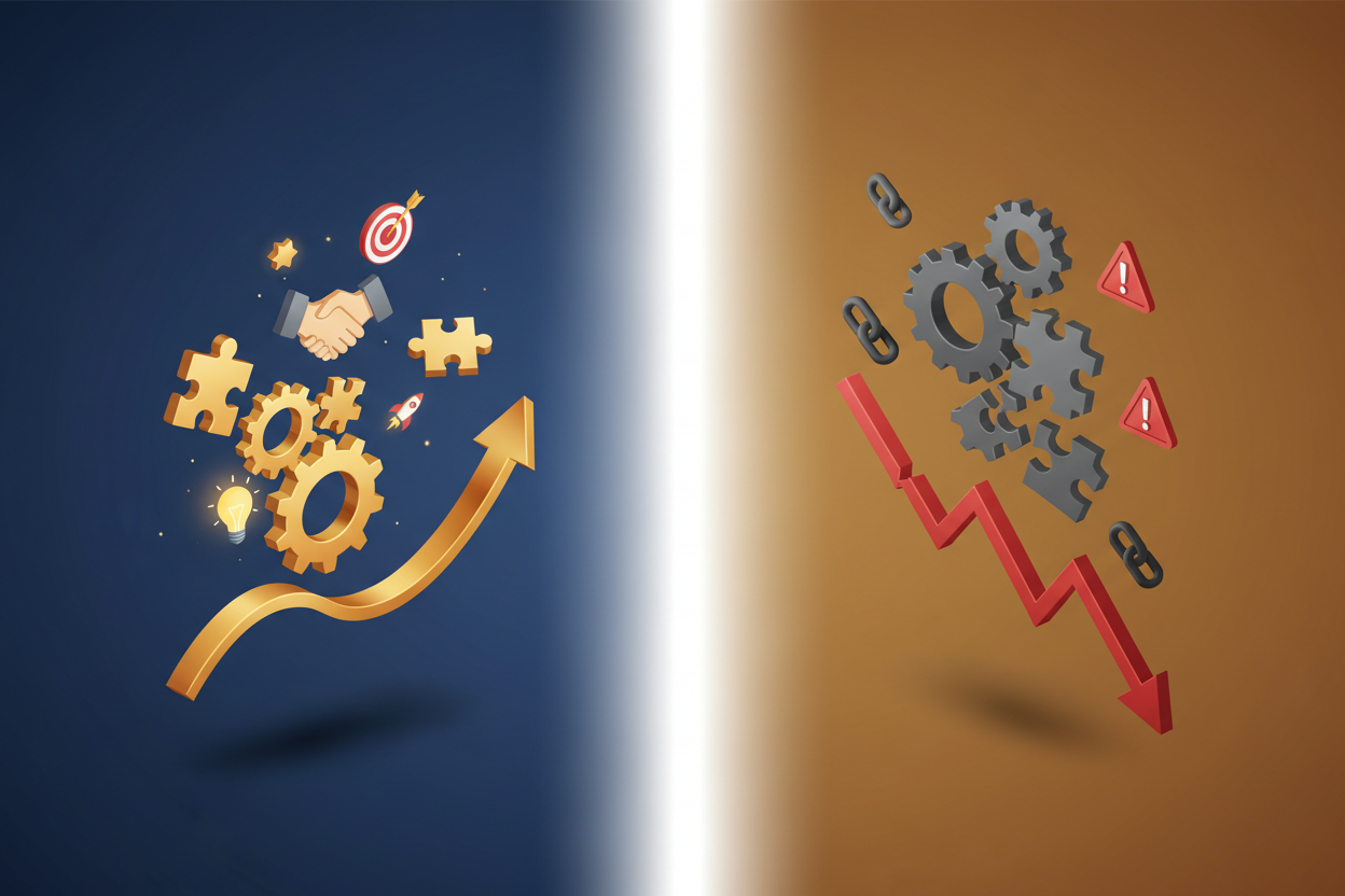How to Promote Your Brand Through Strategic Partnerships Blog post illustration