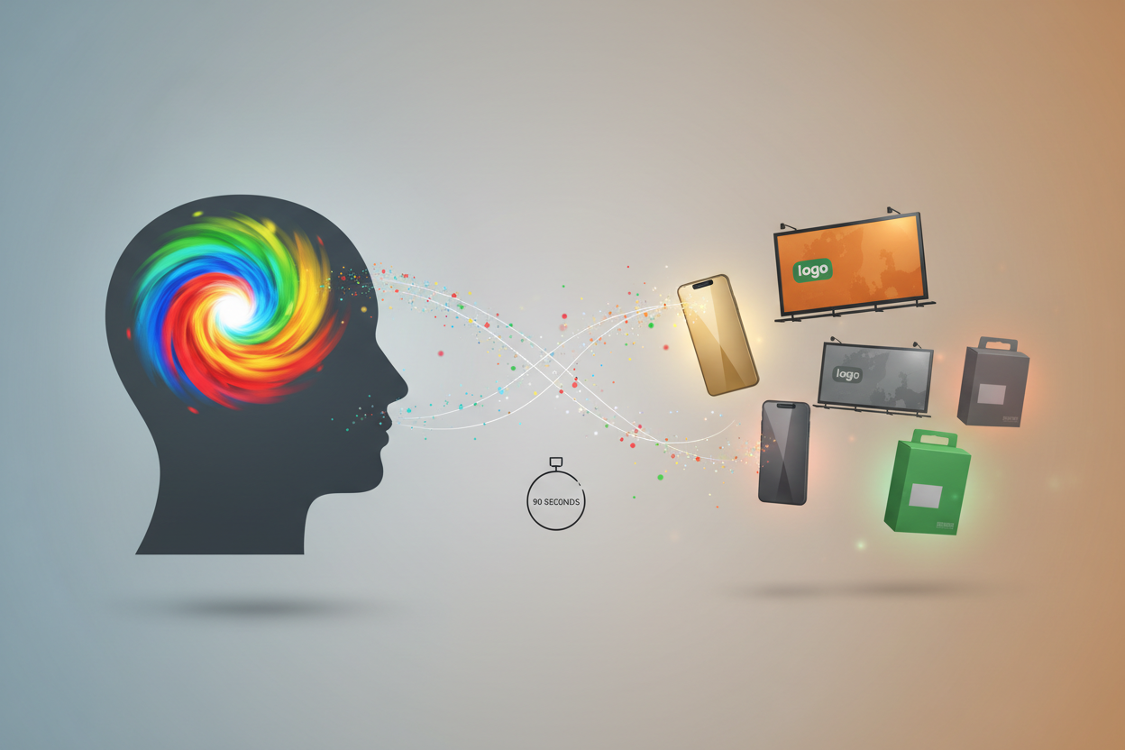 The Psychology of Ad Colors: How Design Affects Traffic Blog post illustration