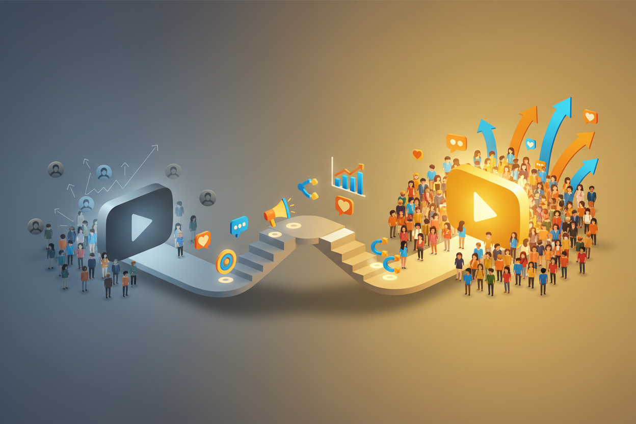 How to Promote Your YouTube Channel and Get More Views Blog post illustration