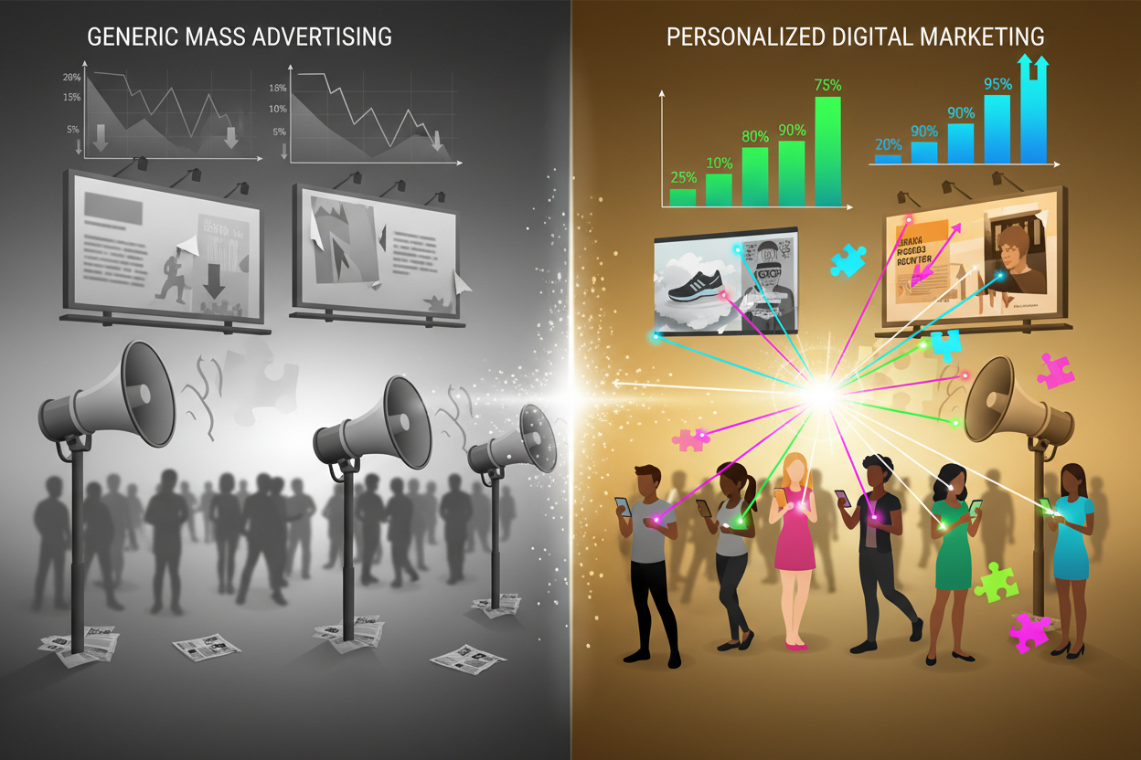 The Role of Personalization in Modern Ad Campaigns Blog post illustration