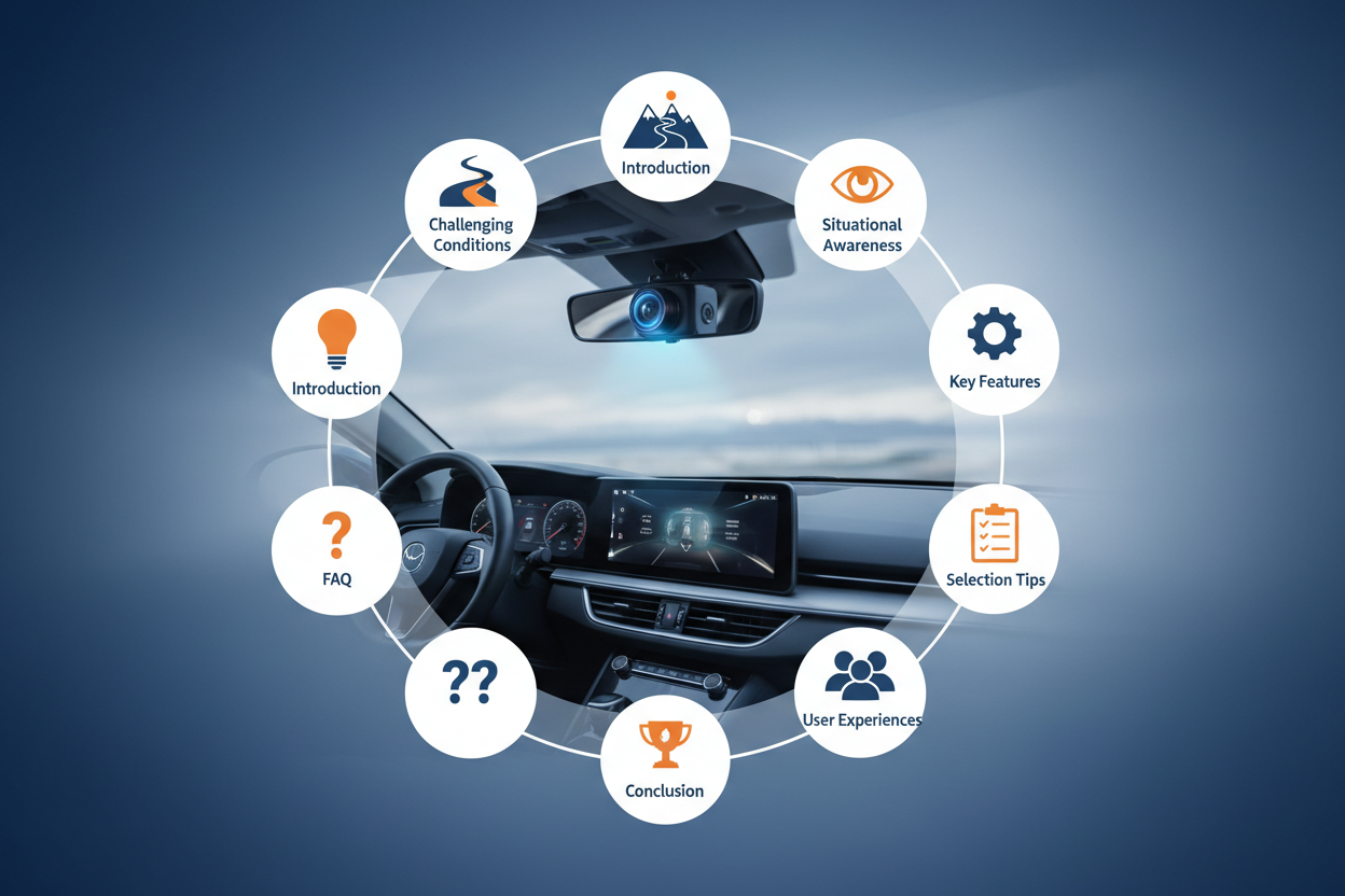 Bagaimana Dashcam Membantu Meningkatkan Kesadaran Pengemudi dalam Kondisi Buruk Blog post illustration