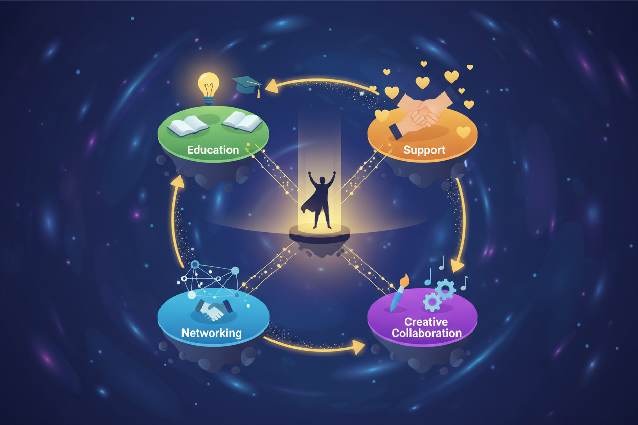 The Power of Community-Driven Marketing for Organic Traffic Blog post illustration