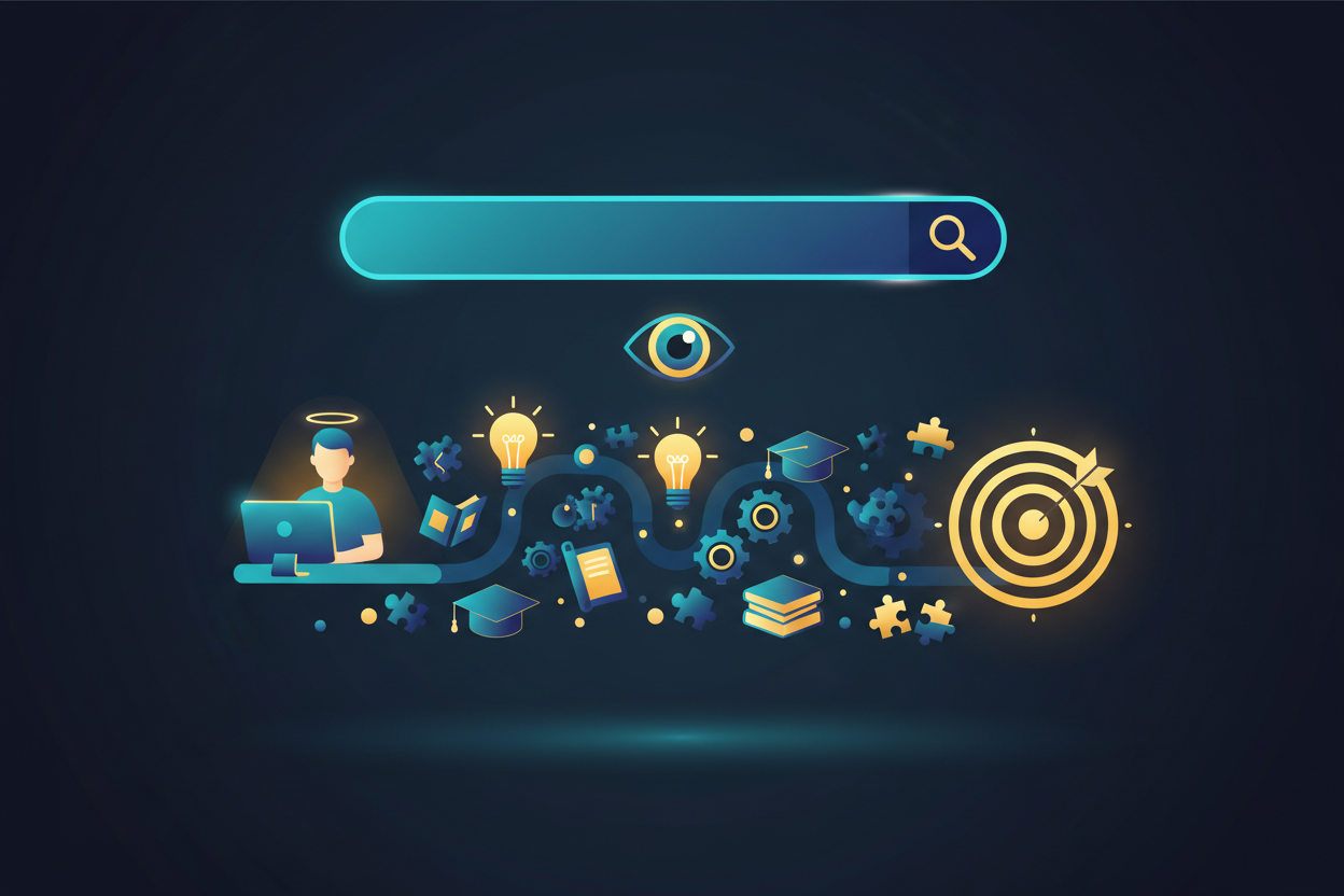 How to Create Educational Content That Drives Traffic Blog post illustration