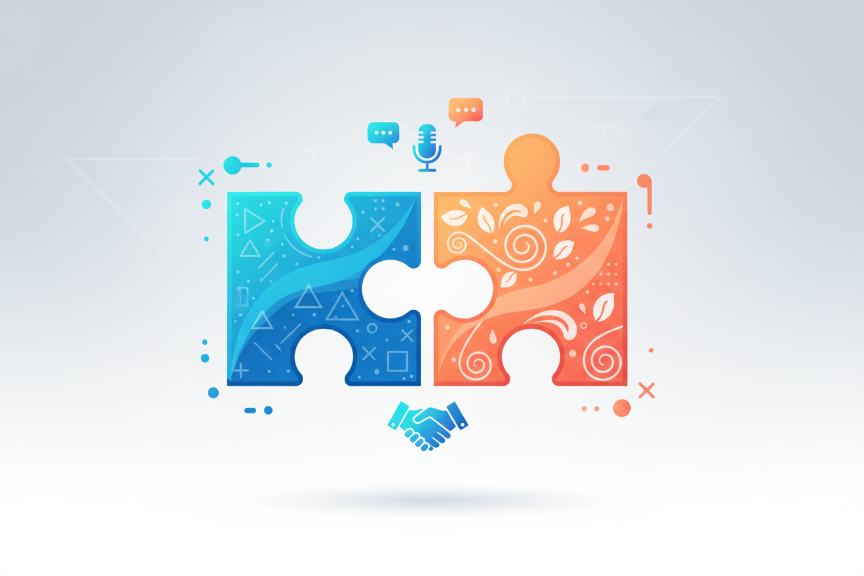How to Promote Your Brand Through Strategic Content Partnerships Blog post illustration